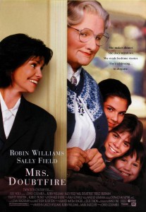 Mrs Doubtfire Movie poster. Image: Google.